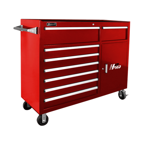 Homak | 56" H2Pro 8 Drawer with 2 Drawer Comp Roller Cabinet