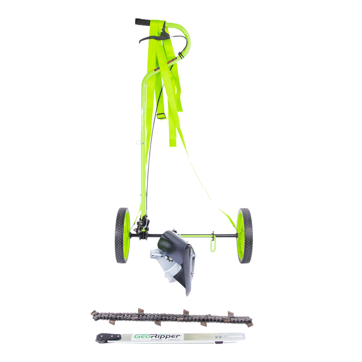 MiniTrencher GeoRipper T/A Trenching Attachment for Milwaukee Power Cutters – Converts MX314 14" Cut-Off Saw to a Mini Trencher, 16"/20" Depth