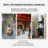 Sunmax - Manual Pallet Jack with Scale — 4,400 lb, Hand Pump