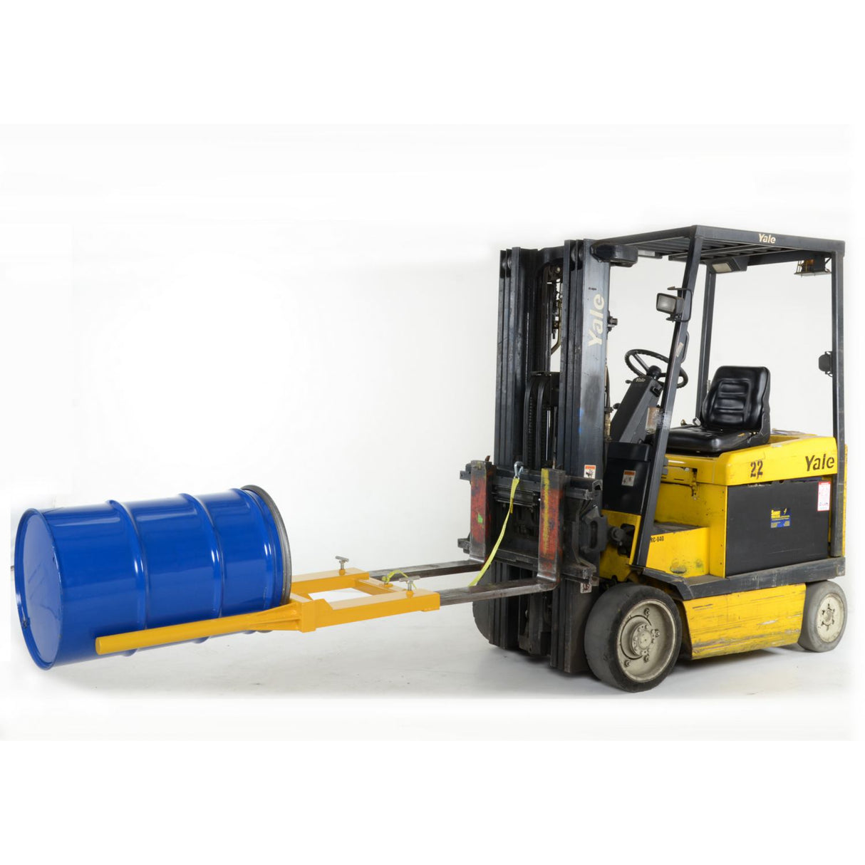 Fork Mounted Drum Positioner, Horizontal 55-Gallon Drum Handler, Vestil HDT Series