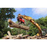 U.S. Pride HF-800 Hands-Free Cone Screw Log Splitter with Grapple for Excavators