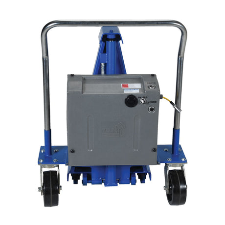 Vestil HIPM High Rise Lift Truck — Powered Ergonomic Skid Lifter, 2,500 lb Capacity
