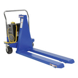 Vestil HIPM High Rise Lift Truck — Powered Ergonomic Skid Lifter, 2,500 lb Capacity