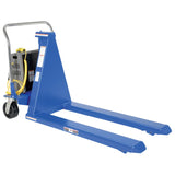 Vestil HIPM High Rise Lift Truck — Powered Ergonomic Skid Lifter, 2,500 lb Capacity