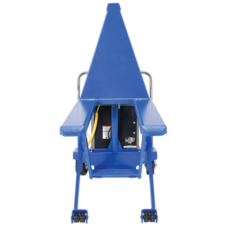 Vestil HIPM High Rise Lift Truck — Powered Ergonomic Skid Lifter, 2,500 lb Capacity