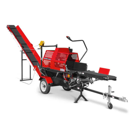 MechMaxx - Honda GX390 HLS20 20-Ton Firewood Log Splitter Processor with 18″ Chainsaw & Conveyor