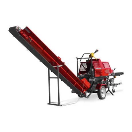 MechMaxx - Honda GX390 HLS20 20-Ton Firewood Log Splitter Processor with 18″ Chainsaw & Conveyor