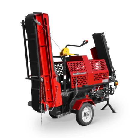 MechMaxx - Honda GX390 HLS20 20-Ton Firewood Log Splitter Processor with 18″ Chainsaw & Conveyor