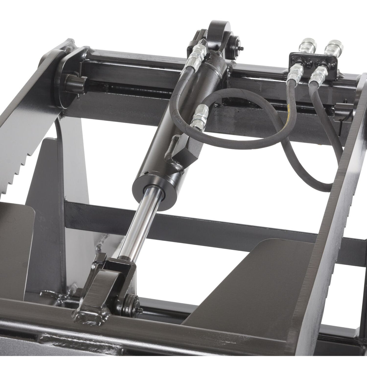Vestil HMG-35-4 Fork Truck Grapple Attachment — Hydraulic 4,000 lb Forklift Grabber for Rolls, Pipe & Logs