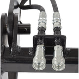 Vestil HMG-35-4 Fork Truck Grapple Attachment — Hydraulic 4,000 lb Forklift Grabber for Rolls, Pipe & Logs