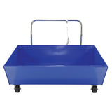 Vestil HOP-LP Low Profile Parts Hoppers | Self-Dumping Chip & Scrap Collection, Fits Under Machines, 2,000 lb, 10-Gauge Steel