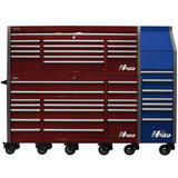 Homak Big Dawg HXL Pro 72" Roller Cabinet — Stainless Steel Top
