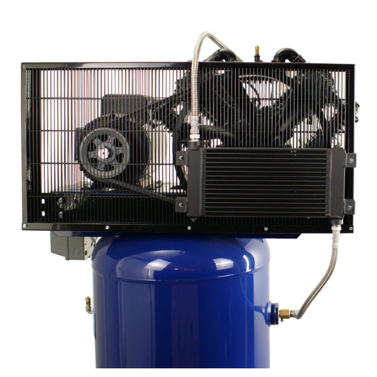Castair Belt Guard Style Air-Cooled Aftercooler – 35 to 100 CFM, Loose or Compressor-Mounted