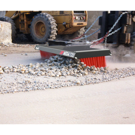 Vestil Industrial Mega Broom Attachment – Forklift & Skid Steer Debris Sweeper