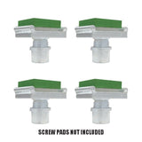 Challenger EVRB-15 1.5in Green Rubber Block Kit Set 4
