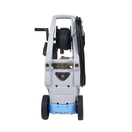 Kranzle K2017 - K2017T series Industrial Cold-Water Electric Pressure Washer with APG Pump, Hose Reel & GFI