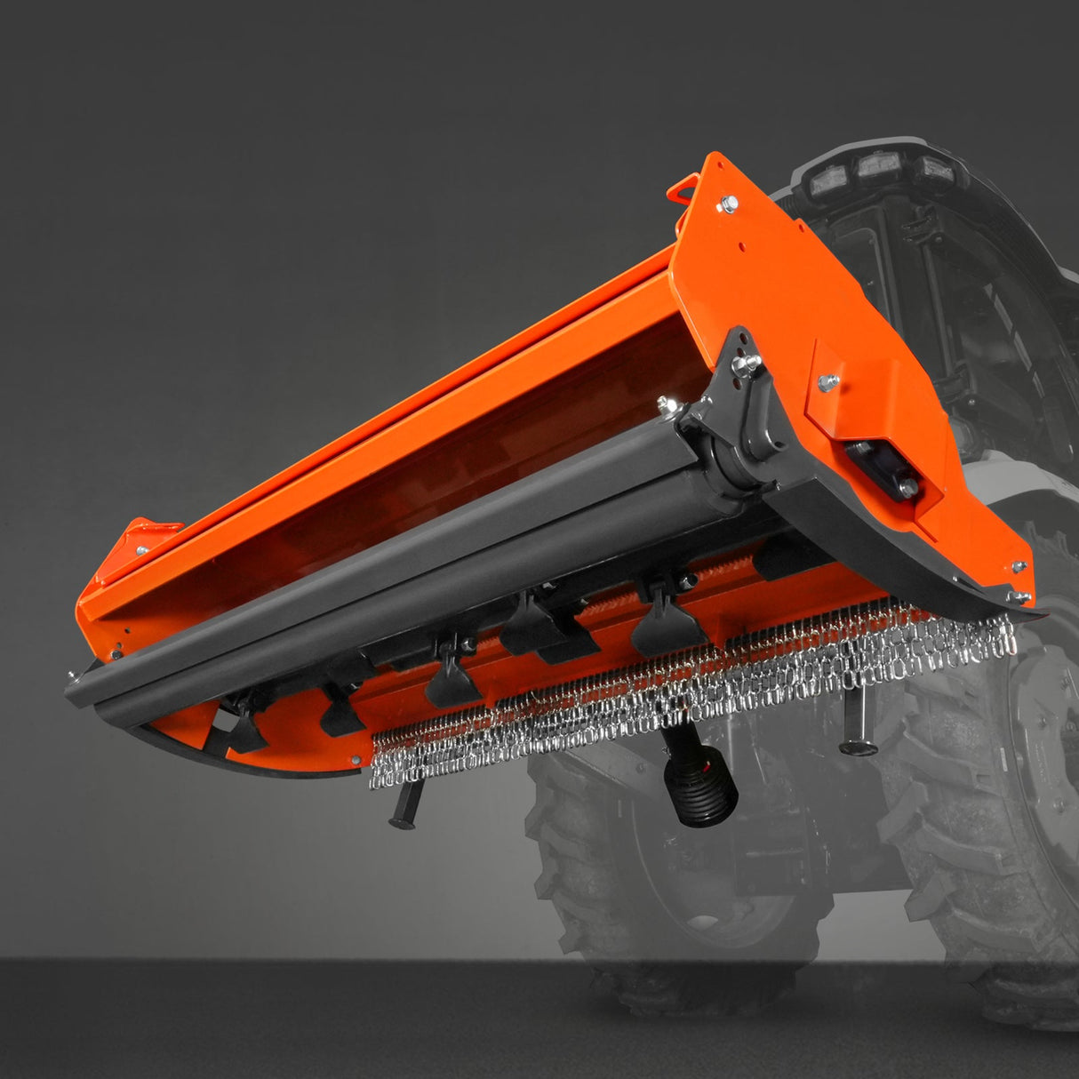 MechMaxx 72" Heavy Duty PTO Flail Mower, Hydraulic Side Shift, 50-75HP, KDK72H