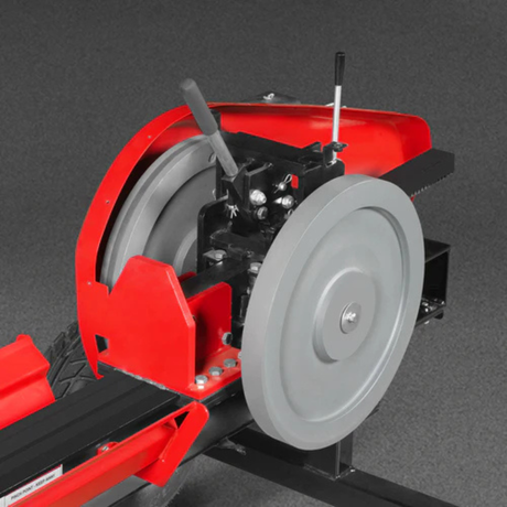 MechMaxx - 34 Ton Kinetic Fast Log Splitter with 7 HP Ducar Gasoline Engine, 28” Log Capacity, 3-Second Cycle Time KT34