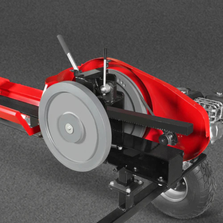 MechMaxx - 34 Ton Kinetic Fast Log Splitter with 7 HP Ducar Gasoline Engine, 28” Log Capacity, 3-Second Cycle Time KT34