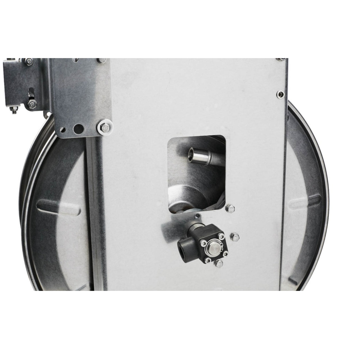 Kranzle Automatic Hose Reel Without Hose - 30m Stainless Steel Spring-Rewind Hose Reel