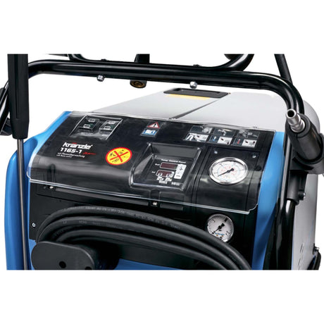 Kranzle Therm K1165TST High Flow Hot Water Electric Pressure Washer - 2400 PSI, 5.0 GPM, 440V 3-Phase with Total Stop Syst