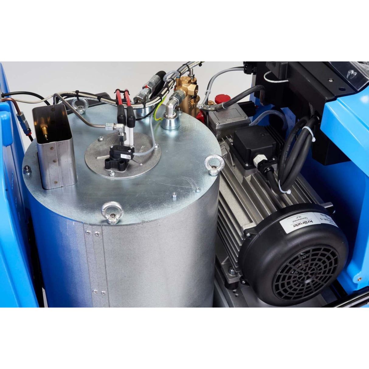 Kranzle Therm K1165TST Hot Water Electric Pressure Washer - 2400 PSI, 5.5 GPM with Total Stop System & Integrated Hose Reel