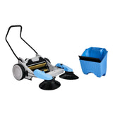 Kranzle Colly 800 Manual Outdoor Sweeper - Walk-Behind Push Sweeper for Indoor & Outdoor Cleaning