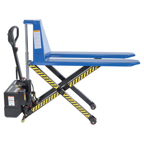 Vestil L-Series Tote Lifter — Powered or Hand-Pump Ergonomic Lifter for Skids, Totes, Boxes, and Baskets
