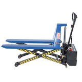 Vestil L-Series Tote Lifter — Powered or Hand-Pump Ergonomic Lifter for Skids, Totes, Boxes, and Baskets