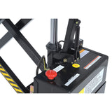 Vestil L-Series Tote Lifter — Powered or Hand-Pump Ergonomic Lifter for Skids, Totes, Boxes, and Baskets