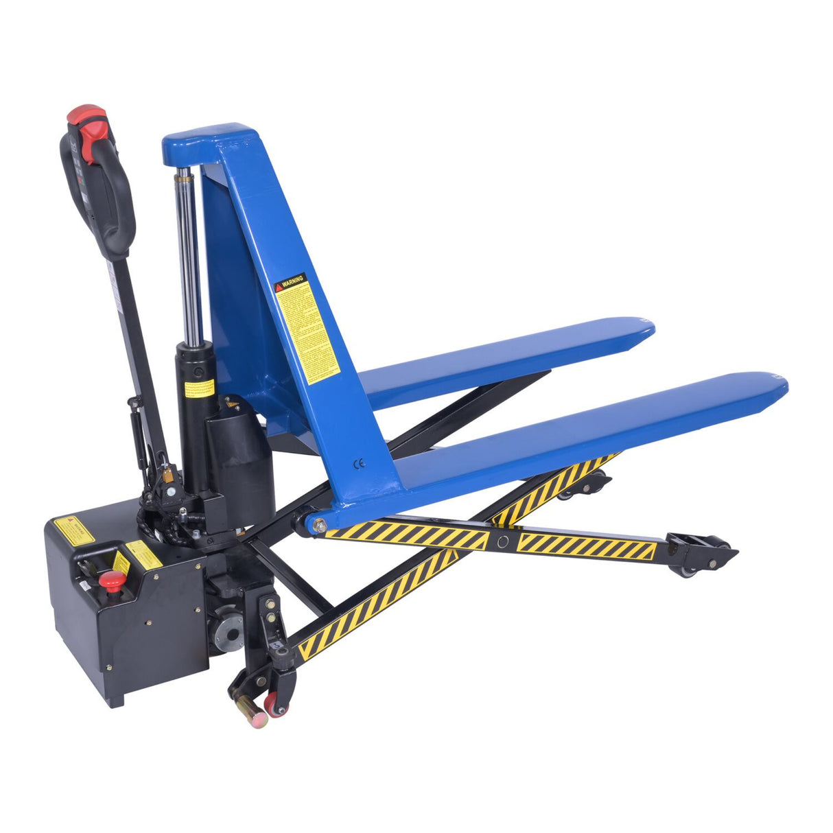 Vestil L-270-DC-HD-CTD DC Powered Tote Lifter with Power Traction Drive — Self-Propelled Tote Handling for Long-Travel Routes