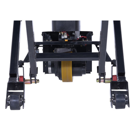 Vestil L-270-DC-HD-CTD DC Powered Tote Lifter with Power Traction Drive — Self-Propelled Tote Handling for Long-Travel Routes