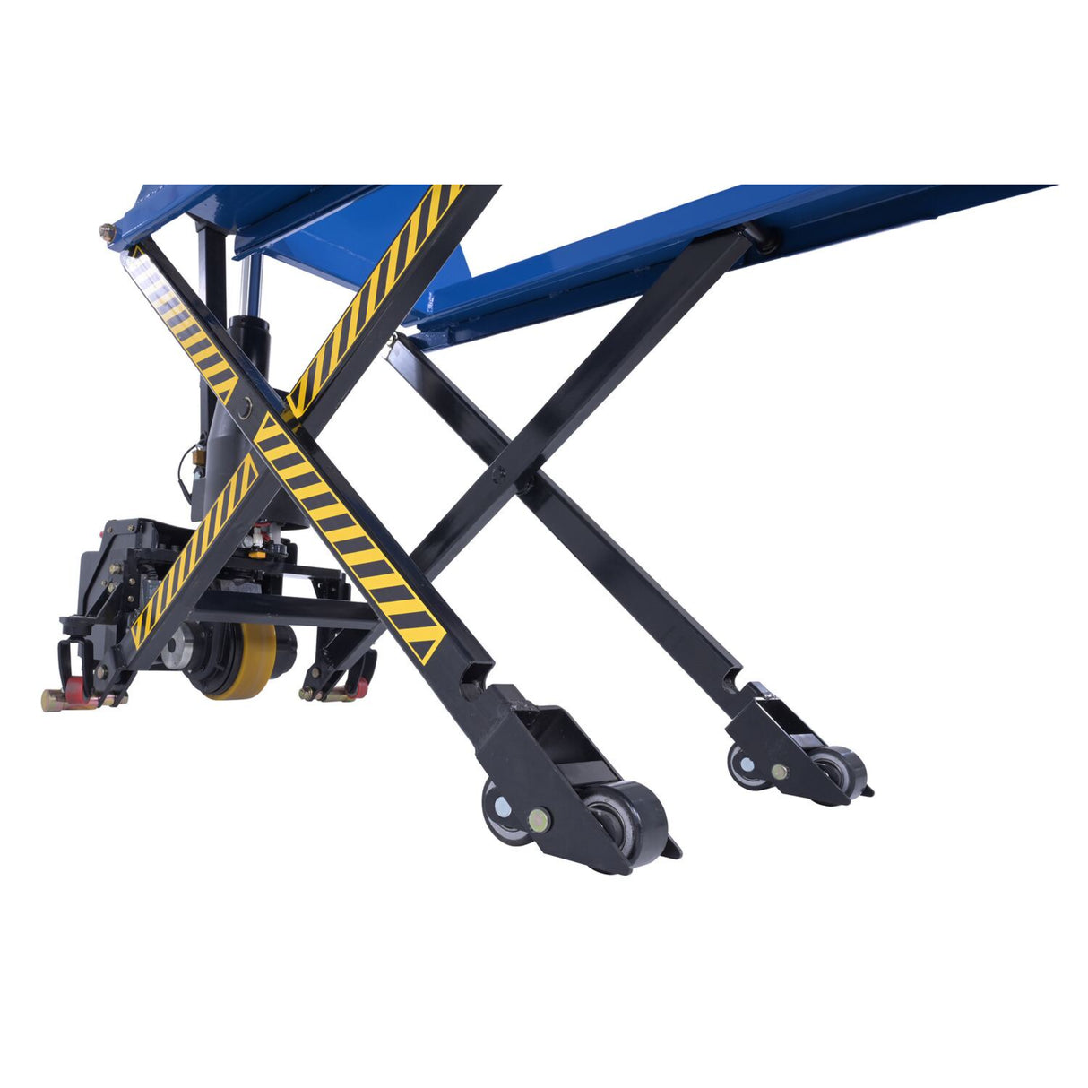 Vestil L-270-DC-HD-CTD DC Powered Tote Lifter with Power Traction Drive — Self-Propelled Tote Handling for Long-Travel Routes