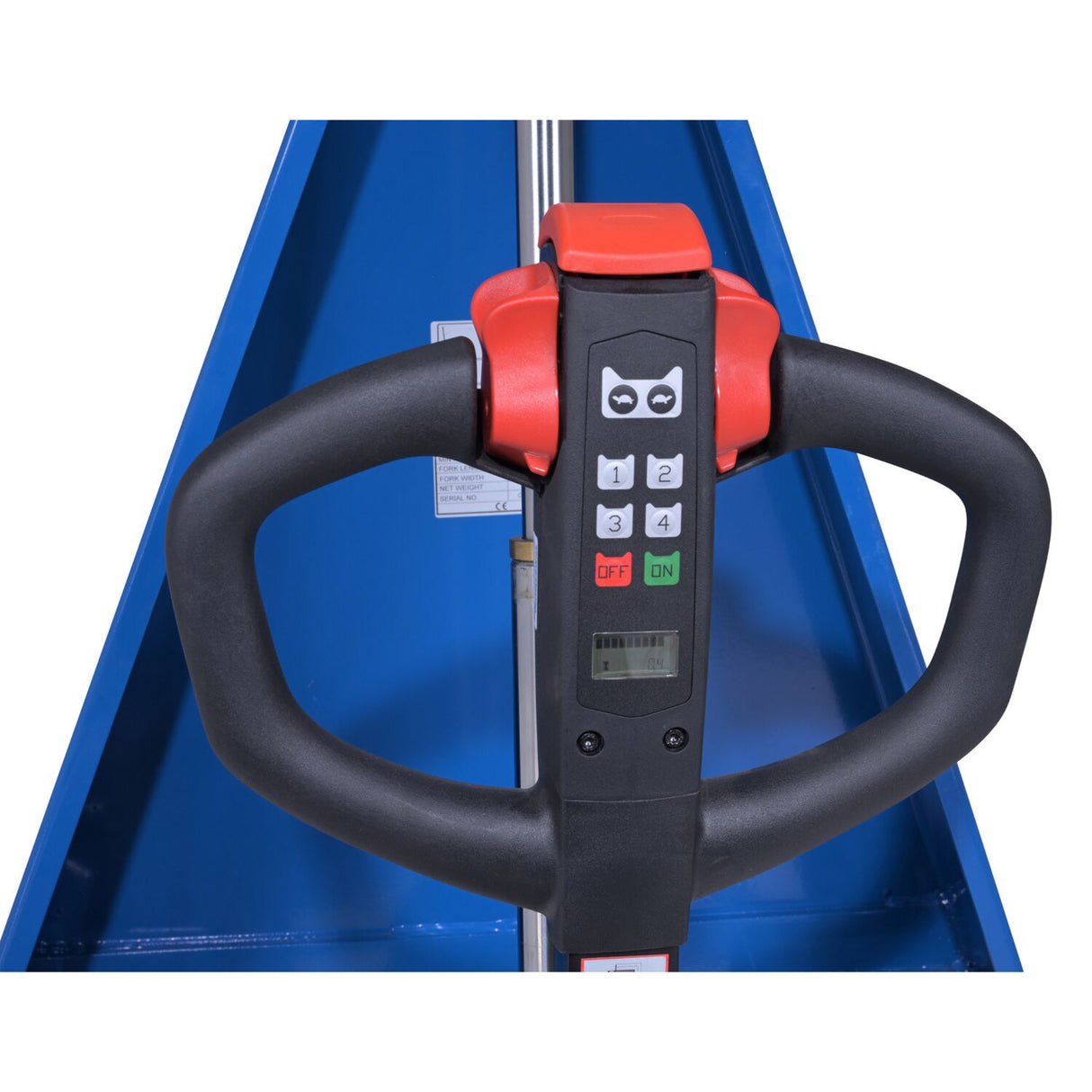 Vestil L-270-DC-HD-CTD DC Powered Tote Lifter with Power Traction Drive — Self-Propelled Tote Handling for Long-Travel Routes