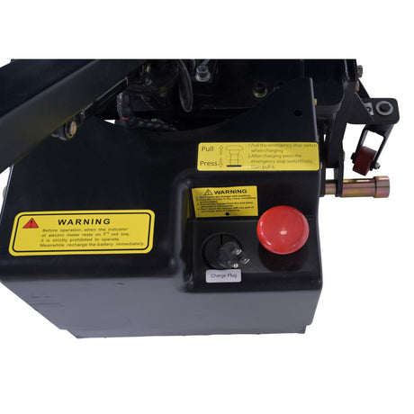 Vestil L-270-DC-HD-CTD DC Powered Tote Lifter with Power Traction Drive — Self-Propelled Tote Handling for Long-Travel Routes