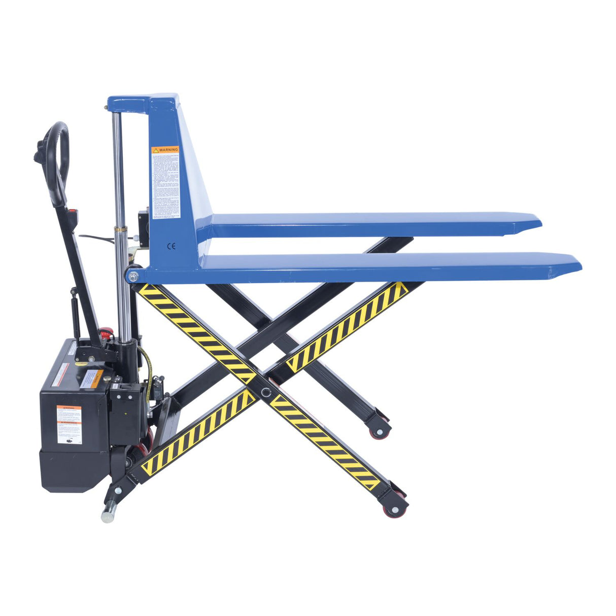 Vestil L-270-DC-HD-PE DC Powered Tote Lifter with Photo Eye Sensor — Precision Height Adjustment for Repeatable Tote Positioning