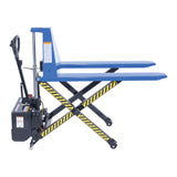 Vestil L-270-DC-HD-PE DC Powered Tote Lifter with Photo Eye Sensor — Precision Height Adjustment for Repeatable Tote Positioning