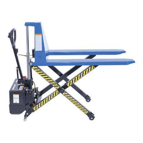 Vestil L-270-DC-HD-PE DC Powered Tote Lifter with Photo Eye Sensor — Precision Height Adjustment for Repeatable Tote Positioning