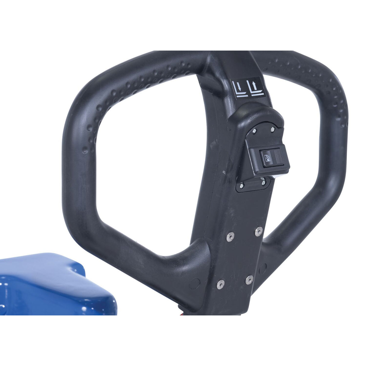 Vestil L-270-DC-HD-PE DC Powered Tote Lifter with Photo Eye Sensor — Precision Height Adjustment for Repeatable Tote Positioning