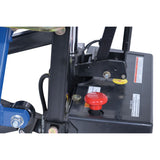 Vestil L-270-DC-HD-PE DC Powered Tote Lifter with Photo Eye Sensor — Precision Height Adjustment for Repeatable Tote Positioning