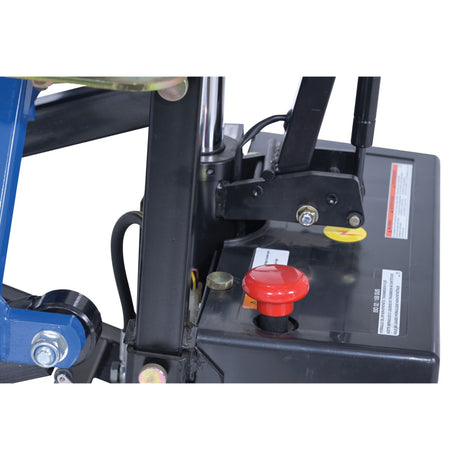 Vestil L-270-DC-HD-PE DC Powered Tote Lifter with Photo Eye Sensor — Precision Height Adjustment for Repeatable Tote Positioning