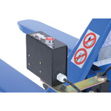 Vestil L-270-DC-HD-PE DC Powered Tote Lifter with Photo Eye Sensor — Precision Height Adjustment for Repeatable Tote Positioning