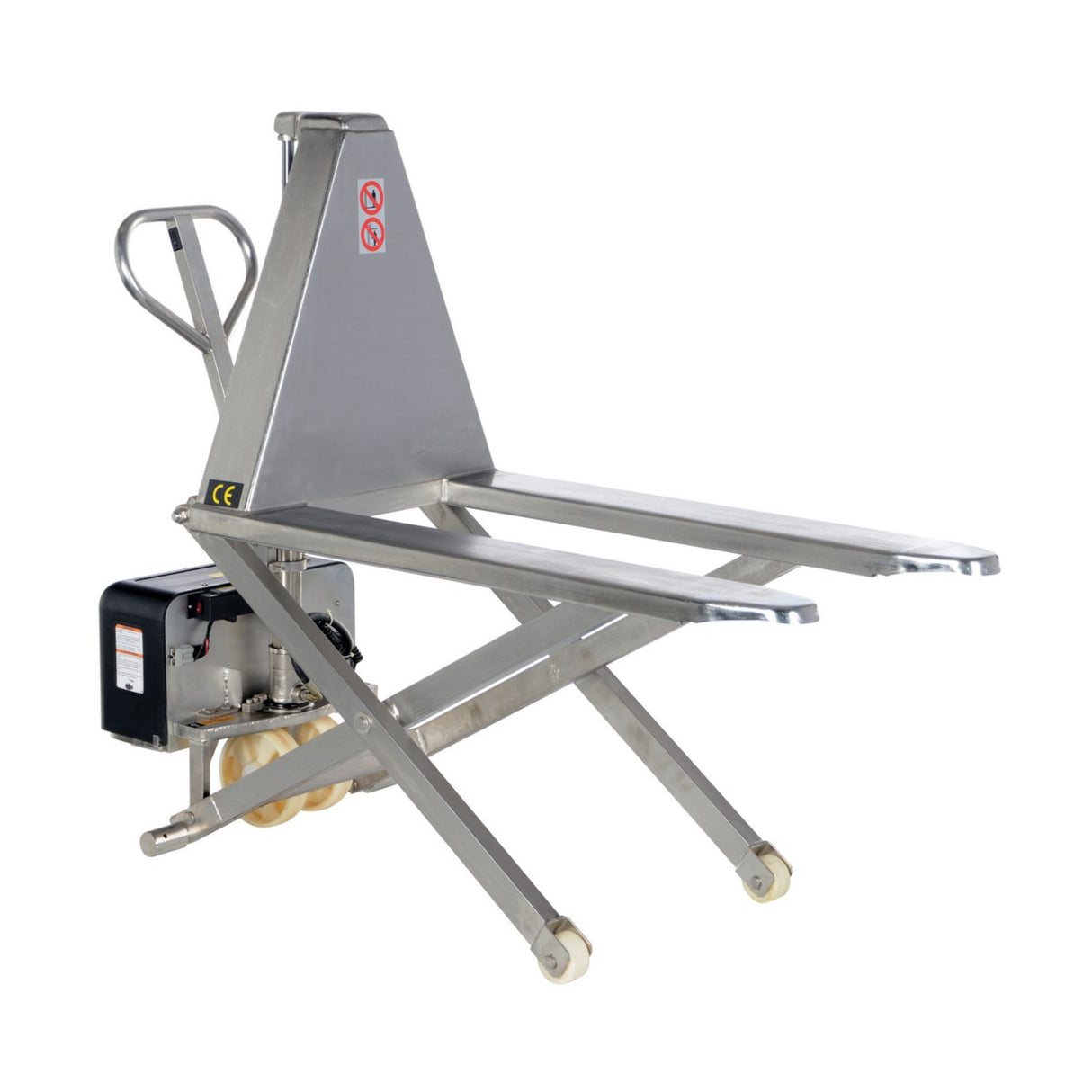 Vestil L-Series Stainless Steel Tote Lifter — Food-Safe & Wash-Down Ready Ergonomic Lifter for Pharmaceutical, Food Processing, and Clean Room Operations