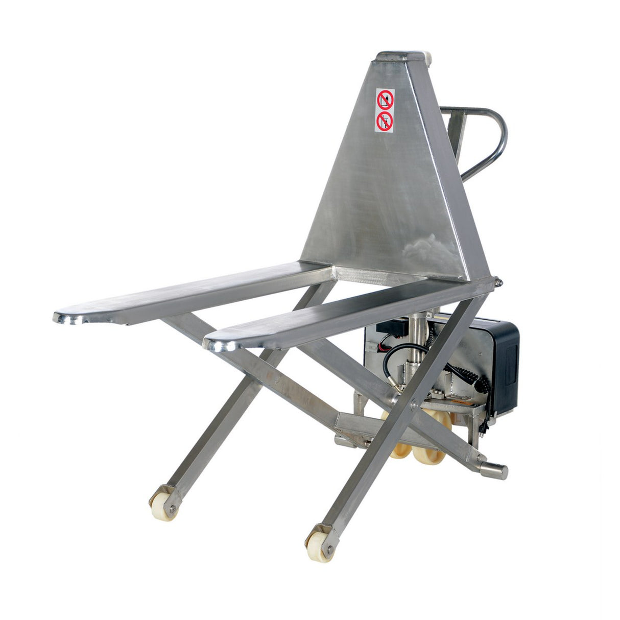Vestil L-Series Stainless Steel Tote Lifter — Food-Safe & Wash-Down Ready Ergonomic Lifter for Pharmaceutical, Food Processing, and Clean Room Operations