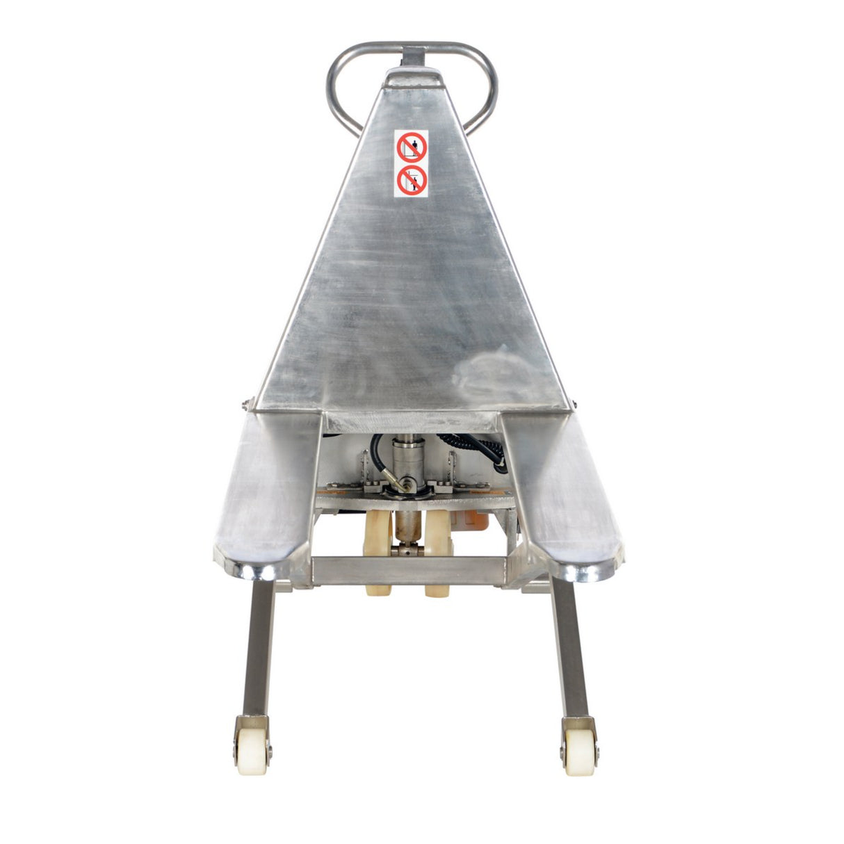 Vestil L-Series Stainless Steel Tote Lifter — Food-Safe & Wash-Down Ready Ergonomic Lifter for Pharmaceutical, Food Processing, and Clean Room Operations