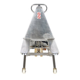 Vestil L-Series Stainless Steel Tote Lifter — Food-Safe & Wash-Down Ready Ergonomic Lifter for Pharmaceutical, Food Processing, and Clean Room Operations