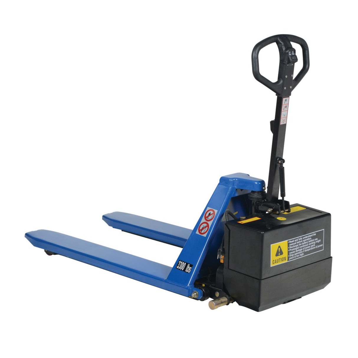 Vestil L-Series Tote Lifter — Powered or Hand-Pump Ergonomic Lifter for Skids, Totes, Boxes, and Baskets