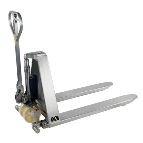 Vestil L-Series Stainless Steel Tote Lifter — Food-Safe & Wash-Down Ready Ergonomic Lifter for Pharmaceutical, Food Processing, and Clean Room Operations