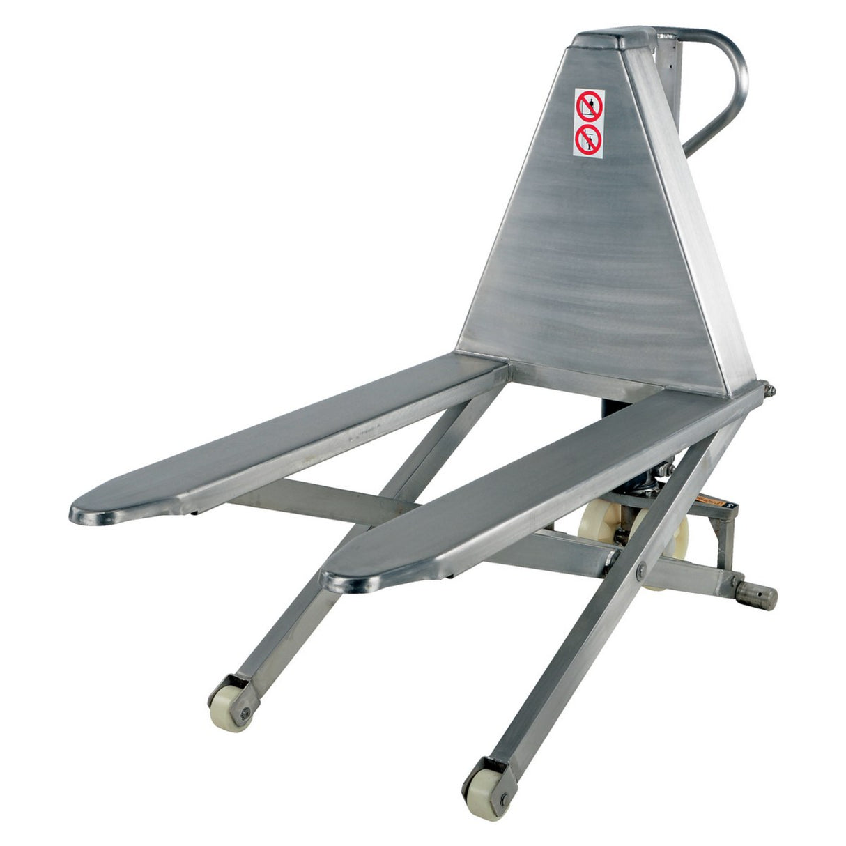 Vestil L-Series Stainless Steel Tote Lifter — Food-Safe & Wash-Down Ready Ergonomic Lifter for Pharmaceutical, Food Processing, and Clean Room Operations