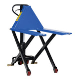 Vestil L-Series Tote Lifter — Powered or Hand-Pump Ergonomic Lifter for Skids, Totes, Boxes, and Baskets